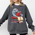 Manatee Reading Books Matching Bookworm Readers Librarian Comfort Colors Sweatshirt Pepper Manatee Reading Books Matching Bookworm Readers Librarian Comfort Colors Sweatshirt Pepper