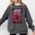 Marvel Spider-Man Eddie Brock Carnage Comic Book Cover Comfort Colors Sweatshirt Pepper