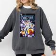 Marvel Universe Classic Dazzler Light Power Comic Book Cover Comfort Colors Sweatshirt Pepper