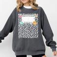 Matching Group Halloween Teacher Composition Book Notebook Comfort Colors Sweatshirt Pepper