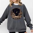 Moon Book Bookshelf Library Coffee Cup Star Stars Pattern Comfort Colors Sweatshirt Pepper Moon Book Bookshelf Library Coffee Cup Star Stars Pattern Comfort Colors Sweatshirt Pepper