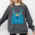 Mouse Halloween Costume Book Cookie Teacher Student Comfort Colors Sweatshirt Pepper