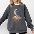 Night Owl Book Club Crescent Moon Late Night Reading Comfort Colors Sweatshirt Pepper Night Owl Book Club Crescent Moon Late Night Reading Comfort Colors Sweatshirt Pepper