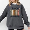 I Have No Shelf Control Flower Book Bookish Comfort Colors Sweatshirt Pepper I Have No Shelf Control Flower Book Bookish Comfort Colors Sweatshirt Pepper