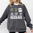 Nothing Beats Reading Bookworm Librarian Book Nerd Comfort Colors Sweatshirt Pepper Nothing Beats Reading Bookworm Librarian Book Nerd Comfort Colors Sweatshirt Pepper