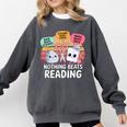 Nothing Beats Reading Rock Paper Scissors Books Lover Comfort Colors Sweatshirt Pepper