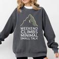 Outdoor Introvert Vibes Weekend Climber Comfort Colors Sweatshirt Pepper Outdoor Introvert Vibes Weekend Climber Comfort Colors Sweatshirt Pepper