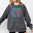 Pickleball Saying Introvert Pickleball Game Partner Comfort Colors Sweatshirt Pepper
