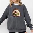 Porcupine Reading Book Hedgehog Book Lover Comfort Colors Sweatshirt Pepper Porcupine Reading Book Hedgehog Book Lover Comfort Colors Sweatshirt Pepper