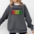 Powered By Books Bookworm Librarian Reading Comfort Colors Sweatshirt Pepper