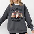 Proud Introverted Book Club Anti Social Reader Pet Cat Comfort Colors Sweatshirt Pepper