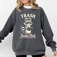 Raccoon Bookworm Readers Library Smut Reader Spicy Book Romance Rash Reader Social Club Comfort Colors Sweatshirt Pepper