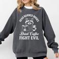 Raccoon Read Banned Books Drink Coffee Fight Evil Comfort Colors Sweatshirt Pepper Raccoon Read Banned Books Drink Coffee Fight Evil Comfort Colors Sweatshirt Pepper