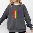 Rainbow Book With Stars And Moon Phases Gay Pride LGBT Comfort Colors Sweatshirt Pepper Rainbow Book With Stars And Moon Phases Gay Pride LGBT Comfort Colors Sweatshirt Pepper