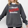 I Read Banned Books Censored Red Stamp Reading Librarian Comfort Colors Sweatshirt Pepper I Read Banned Books Censored Red Stamp Reading Librarian Comfort Colors Sweatshirt Pepper