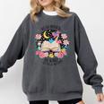 Read Books Be Kind Stay Weird Dragon Comfort Colors Sweatshirt Pepper