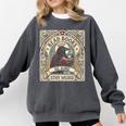 Read Books Be Kind Stay Weird Raven Tarot Reading Coffee Comfort Colors Sweatshirt Pepper Read Books Be Kind Stay Weird Raven Tarot Reading Coffee Comfort Colors Sweatshirt Pepper