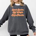 Read Books Lift Weights Fight Fascists Retro Reading Comfort Colors Sweatshirt Pepper