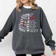 If You Can Read This Shirt I Was Forced To Put My Book Down Comfort Colors Sweatshirt Pepper