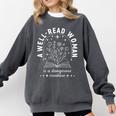 A Well Read Woman Book Lover Literary Quote Comfort Colors Sweatshirt Pepper