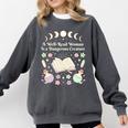 Well Read Woman Literature Quote Celestial Book Floral Comfort Colors Sweatshirt Pepper Well Read Woman Literature Quote Celestial Book Floral Comfort Colors Sweatshirt Pepper
