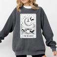 The Reader Tarot Card Bookworm Books Lover Dragon Librarians Comfort Colors Sweatshirt Pepper