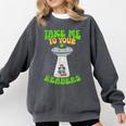 Take Me To Your Readers Alien Book Reading Bookaholic Comfort Colors Sweatshirt Pepper Take Me To Your Readers Alien Book Reading Bookaholic Comfort Colors Sweatshirt Pepper