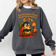 Reading 6 7 Six Seven Meme English Teacher Book Lover Comfort Colors Sweatshirt Pepper