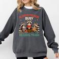 Reading Book Lover Racoon Always Freakin Busy Reading Trash Comfort Colors Sweatshirt Pepper