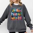 Reading And Bookcase Magic Book Premium Comfort Colors Sweatshirt Pepper
