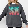 Reading Is My Jam Book Lover Bookworm Teacher Library Reader Comfort Colors Sweatshirt Pepper Reading Is My Jam Book Lover Bookworm Teacher Library Reader Comfort Colors Sweatshirt Pepper