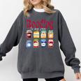 Reading Is My Jam Teacher Student Book Lovers Comfort Colors Sweatshirt Pepper