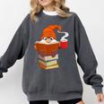 Reading Lover Book Graphic Gnome Comfort Colors Sweatshirt Pepper Reading Lover Book Graphic Gnome Comfort Colors Sweatshirt Pepper