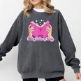 Reading Smut Is My Therapy Romance Book Reader Humor Comfort Colors Sweatshirt Pepper