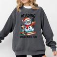 Reading Is Snow Much Fun Christmas Bookworm Snowman Reading Comfort Colors Sweatshirt Pepper Reading Is Snow Much Fun Christmas Bookworm Snowman Reading Comfort Colors Sweatshirt Pepper