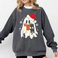 Retro Ghost Reading Book With Cat Bookish Club Christmas Men Women Kids Comfort Colors Sweatshirt Pepper Retro Ghost Reading Book With Cat Bookish Club Christmas Men Women Kids Comfort Colors Sweatshirt Pepper