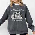 Retro I Stay Home I Read Books I Pet My Cat I Regret Nothing Comfort Colors Sweatshirt Pepper Retro I Stay Home I Read Books I Pet My Cat I Regret Nothing Comfort Colors Sweatshirt Pepper