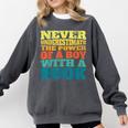 Retro Never Underestimate The Power Of a Boy With a Book Comfort Colors Sweatshirt Pepper Retro Never Underestimate The Power Of a Boy With a Book Comfort Colors Sweatshirt Pepper