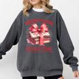 Romance Book Reading Bookish Romance Reader Social Club Comfort Colors Sweatshirt Pepper