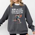 Run Like Your Book Boyfriend Is Waiting Runner Reader Comfort Colors Sweatshirt Pepper Run Like Your Book Boyfriend Is Waiting Runner Reader Comfort Colors Sweatshirt Pepper