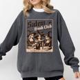 Salem Book Club Bookish Halloween Retro Salem Witch Book Comfort Colors Sweatshirt Pepper