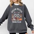 Salem Witch Book Club Raccoon Halloween Comfort Colors Sweatshirt Pepper Salem Witch Book Club Raccoon Halloween Comfort Colors Sweatshirt Pepper