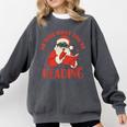 He Sees What You'Ve Been Reading Santa Book Comfort Colors Sweatshirt Pepper He Sees What You'Ve Been Reading Santa Book Comfort Colors Sweatshirt Pepper