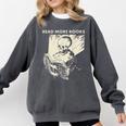 Skeleton Read More Books Comfort Colors Sweatshirt Pepper