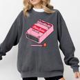 Slow Burn Book Club Comfort Colors Sweatshirt Pepper