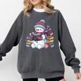 Snowman Reading Book Lovers Christmas Bookworm Librarian Comfort Colors Sweatshirt Pepper Snowman Reading Book Lovers Christmas Bookworm Librarian Comfort Colors Sweatshirt Pepper