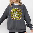 Softball Pitcher Best Traits Brave Retro Pop Comic Book Art Comfort Colors Sweatshirt Pepper Softball Pitcher Best Traits Brave Retro Pop Comic Book Art Comfort Colors Sweatshirt Pepper