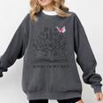 Sorry I'm Booked Book Lover Teachers Librarians Comfort Colors Sweatshirt Pepper