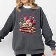 Spicy Books Spread Those Pages Like A Good Girl Dark Romance Comfort Colors Sweatshirt Pepper