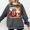 Squirrel Reading Comic Book On Autumn Branch Glasses Leaves Comfort Colors Sweatshirt Pepper Squirrel Reading Comic Book On Autumn Branch Glasses Leaves Comfort Colors Sweatshirt Pepper